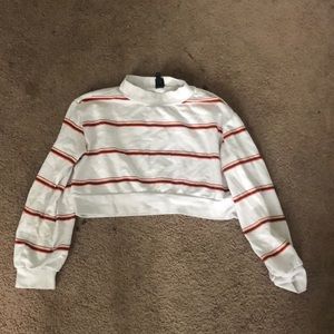 cropped lightweight sweater